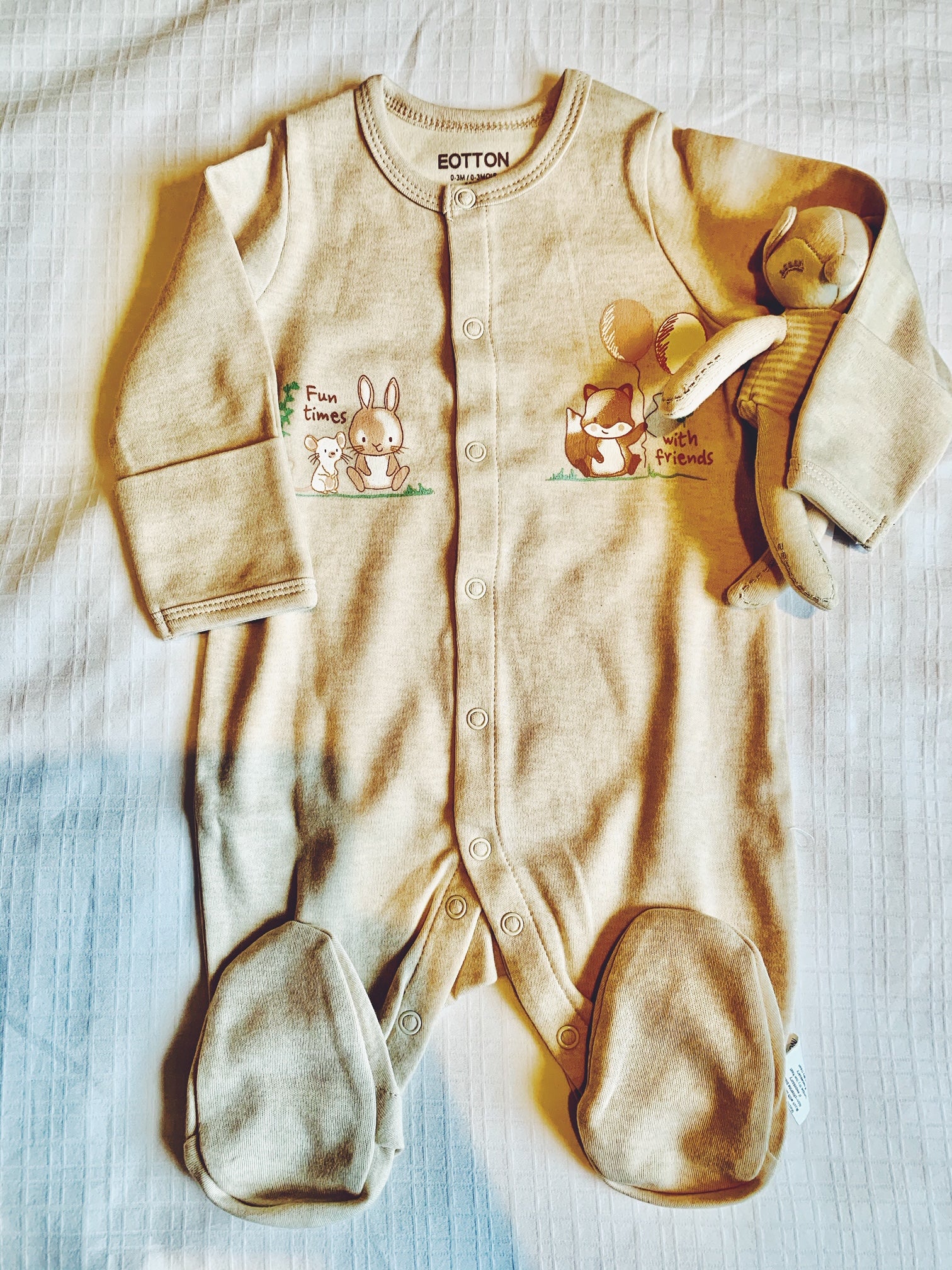 Organic Cotton Little Fox Luxury Baby Gift Set