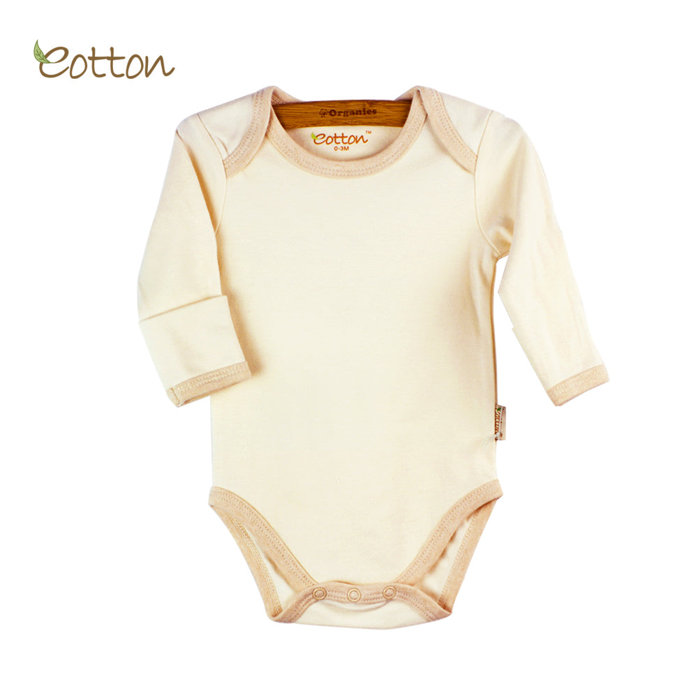 Organic Long Sleeve Body with Envelop Neck