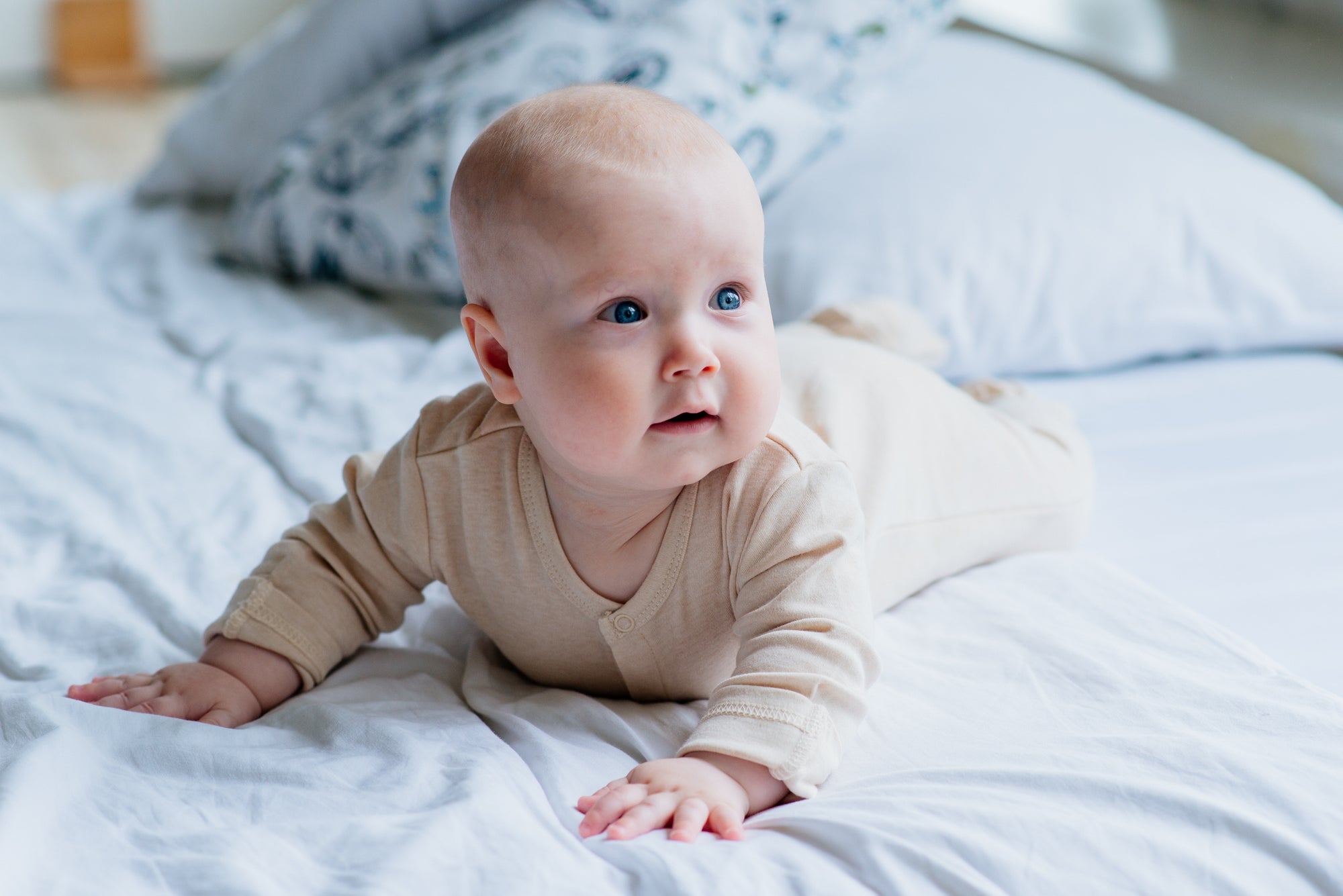 100% Organic Cotton Long Sleeve Sleepsuit