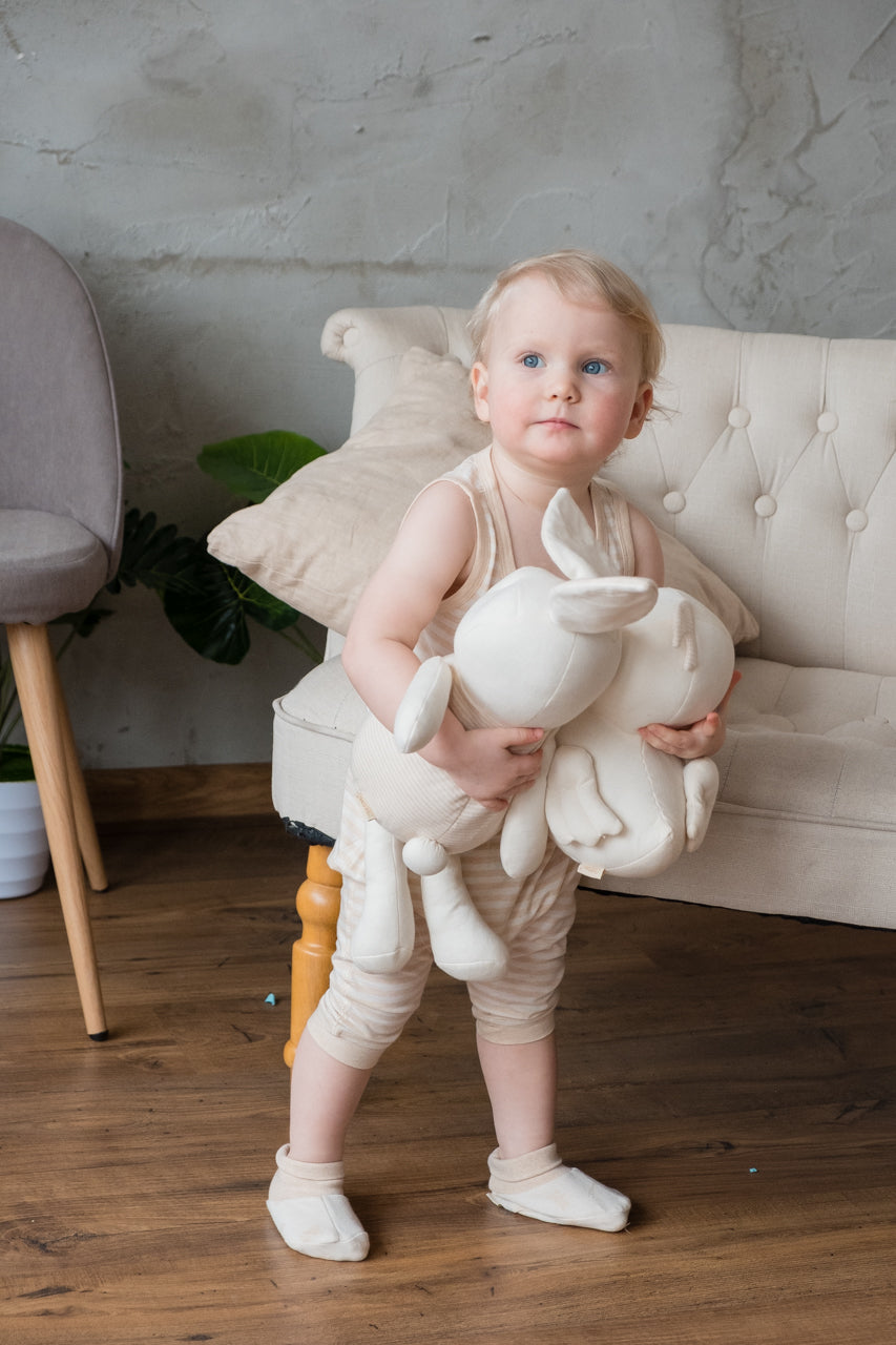 Organic Single Jersey Stripe Summer Baby Trouser