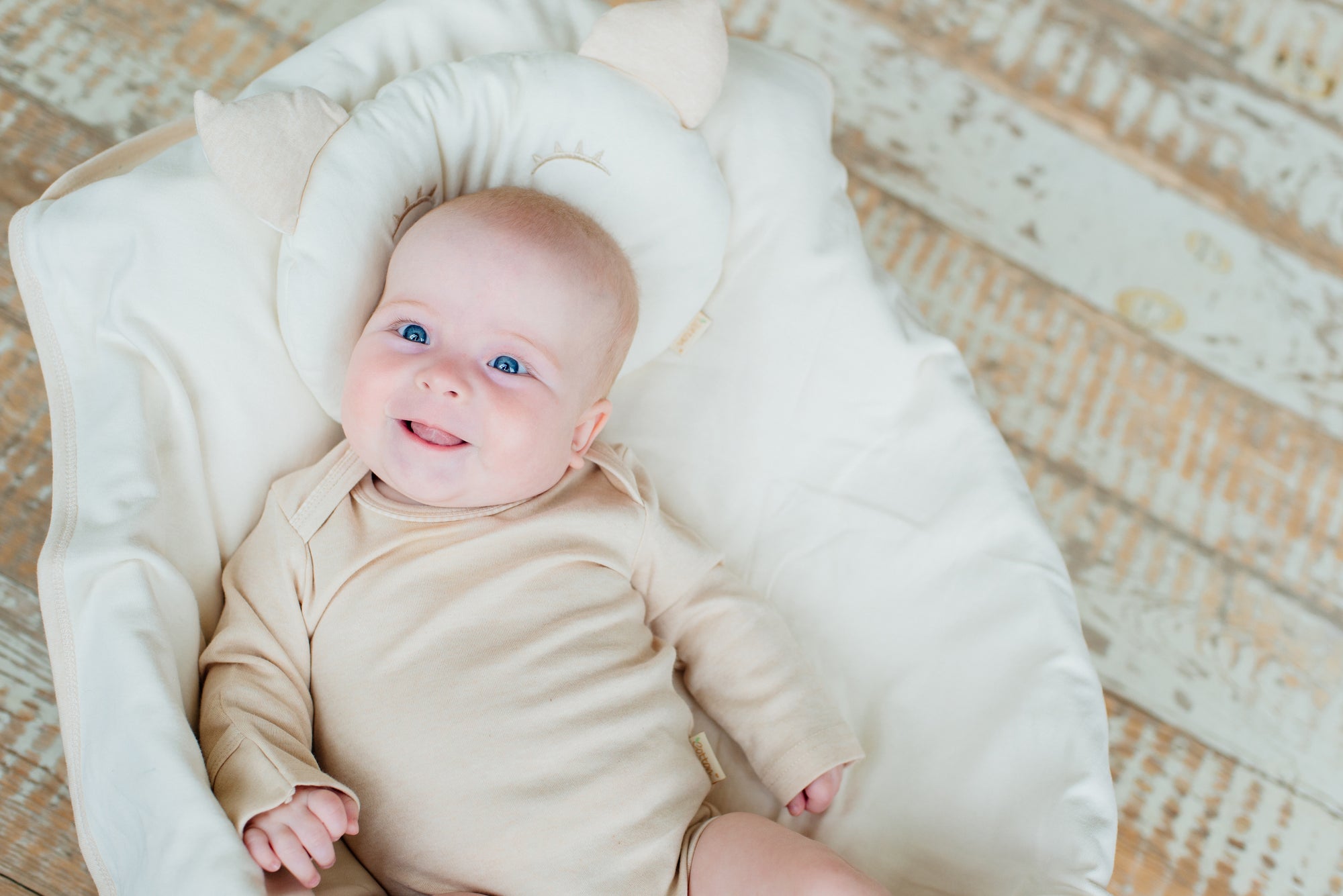 Organic Long Sleeve Body with Envelop Neck