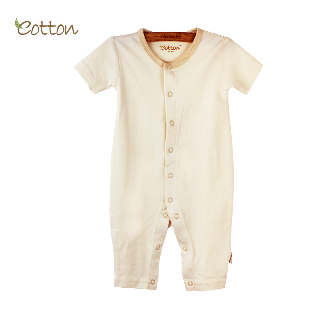 Organic Short Sleeve Sleepsuit