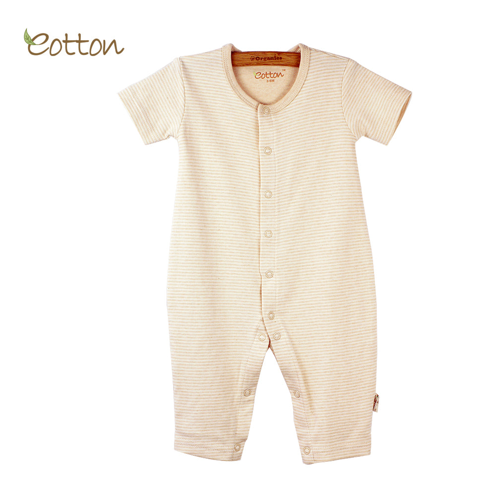 Organic Short Sleeve Sleepsuit