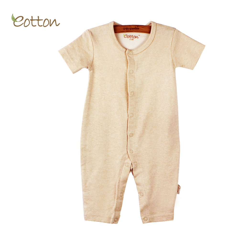 Organic Short Sleeve Sleepsuit