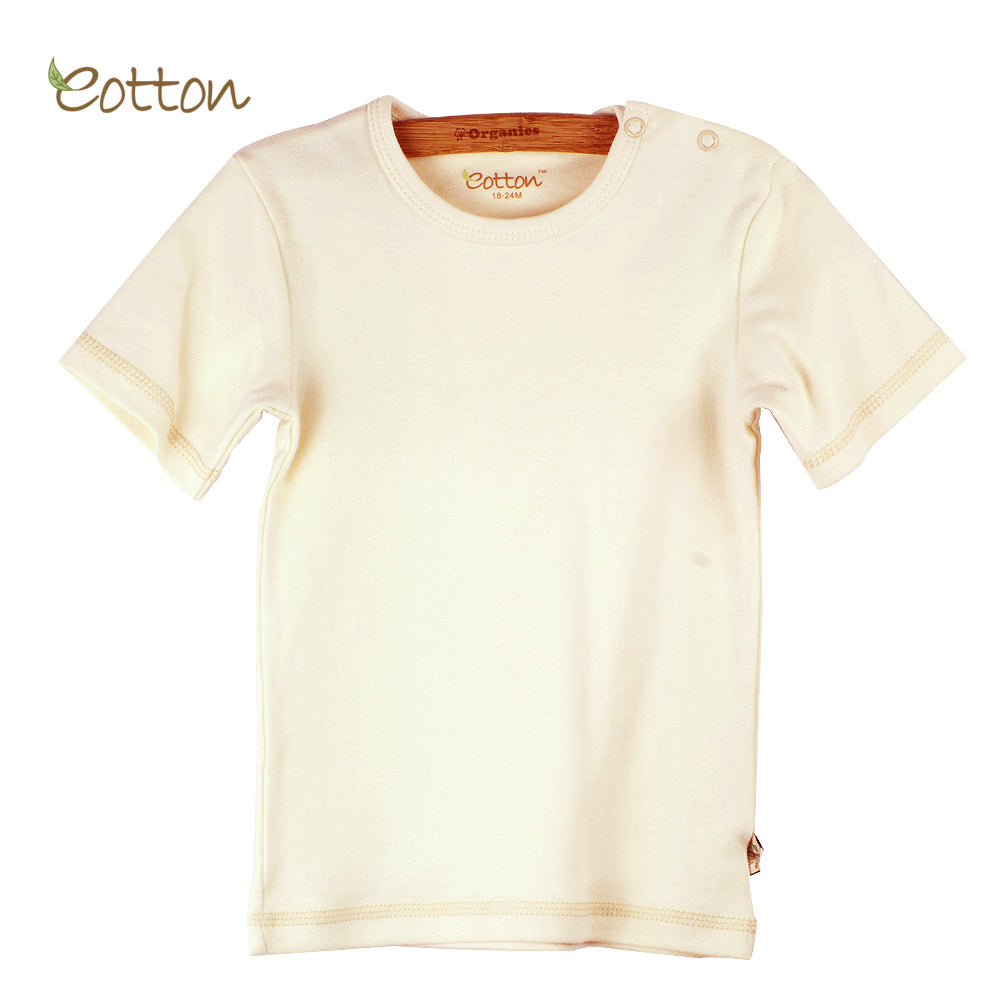 Organic Short Sleeve Plain T-shirt