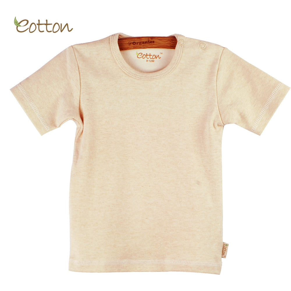 Organic Short Sleeve Plain T-shirt
