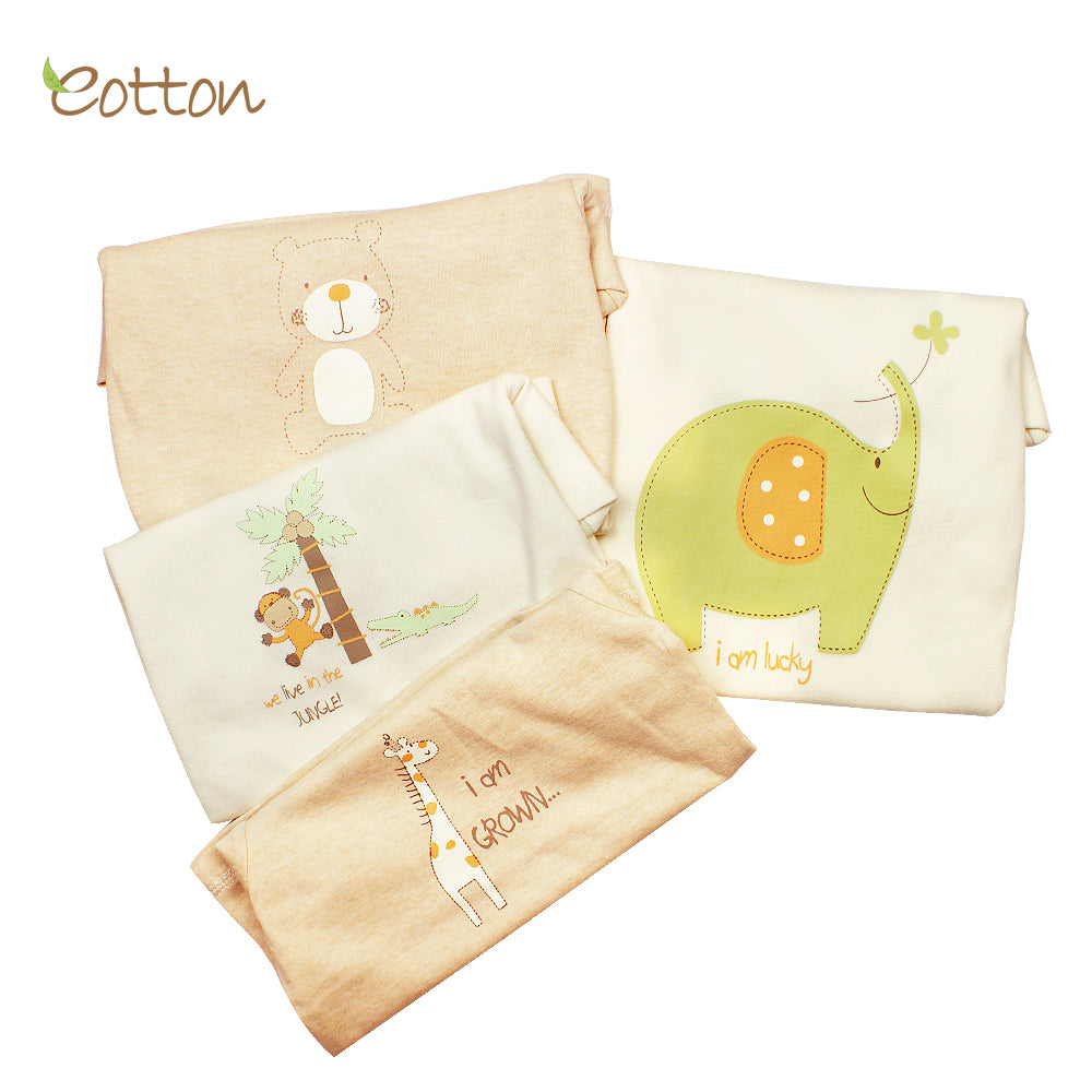 Organic Long Sleeve T-shirt with a Bear