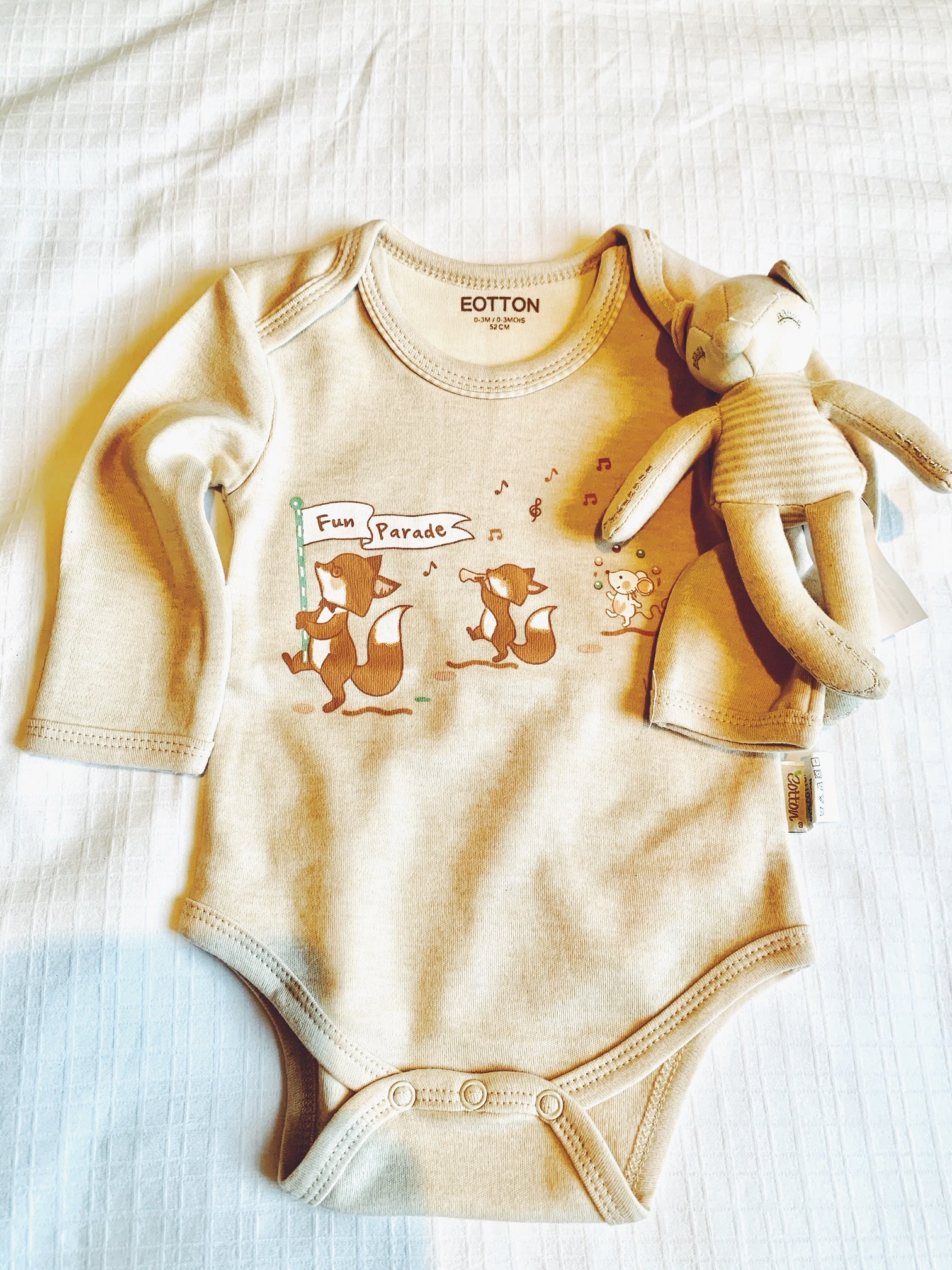 Organic Cotton Little Fox Luxury Baby Gift Set