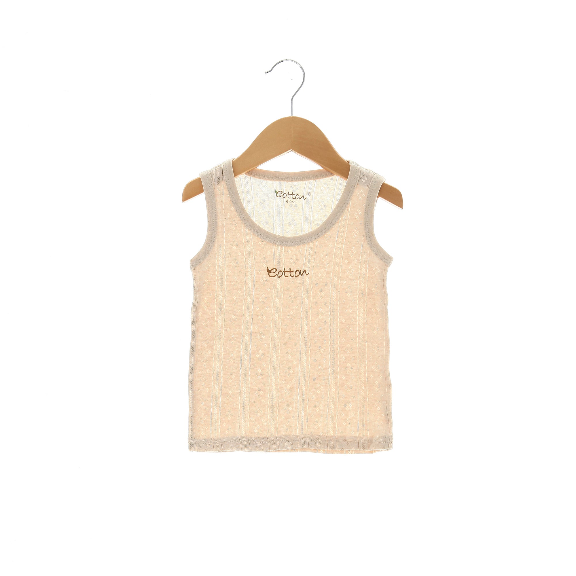 Organic Jacquard Rib Baby Summer Vest