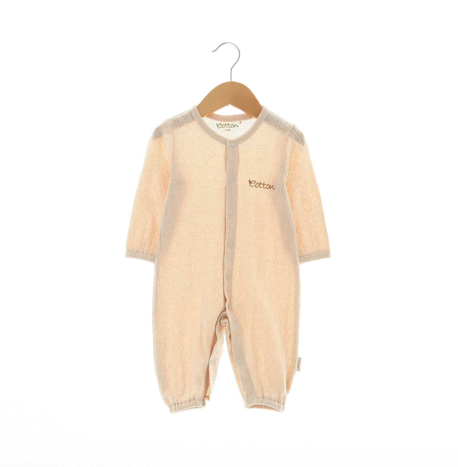 Organic Jacquard Rib Baby Summer Romper