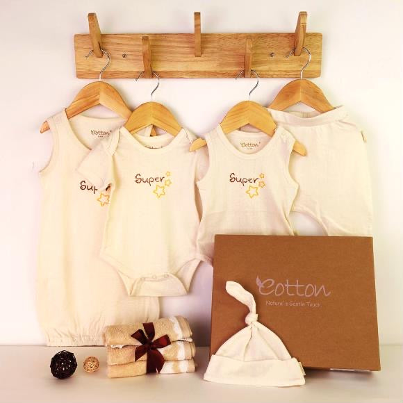 Organic Love Baby Boy Summer Newborn Gift Set