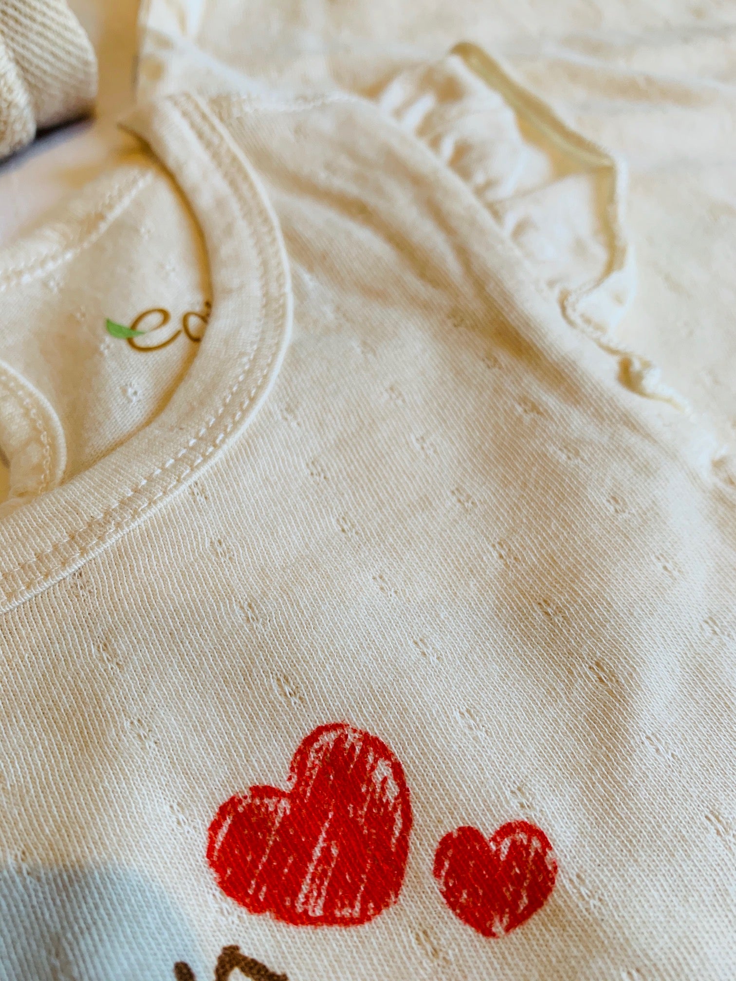 Organic Cotton Love Baby Girl Summer Newborn Gift Set