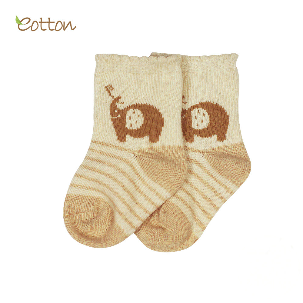 Organic Cableknit Baby Socks