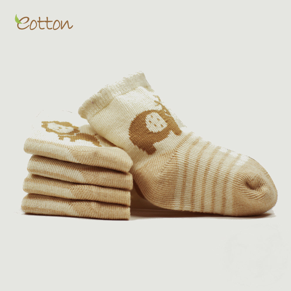 Organic Cableknit Baby Socks