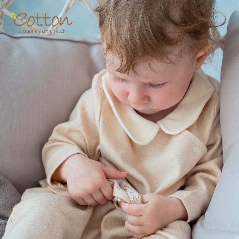 Organic Baby Girl  Set with Little Foxes