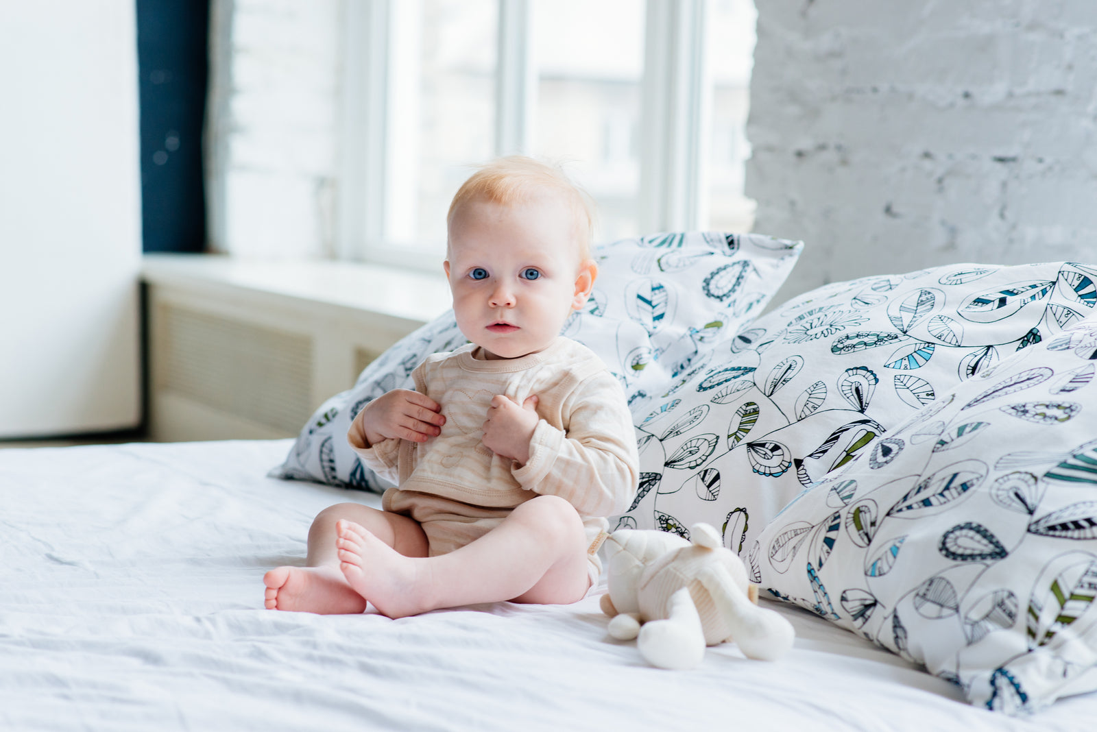 Long Sleeve Organic Baby Kimono Bodysuit Wrap