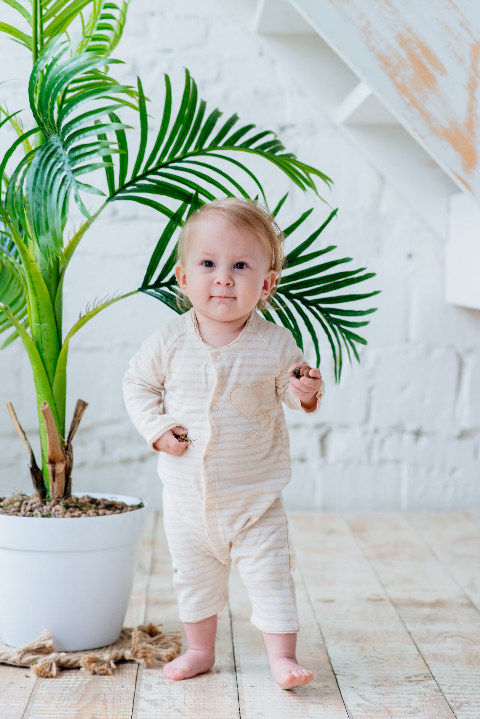 Long Sleeve Organic Baby Romper