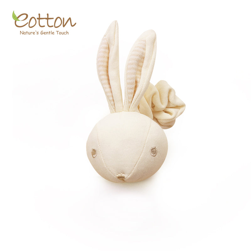 Organic Bunny Wrist Rattle