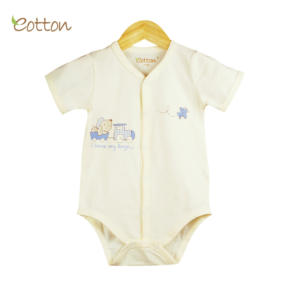Organic Baby Cream  Summer Bodysuit