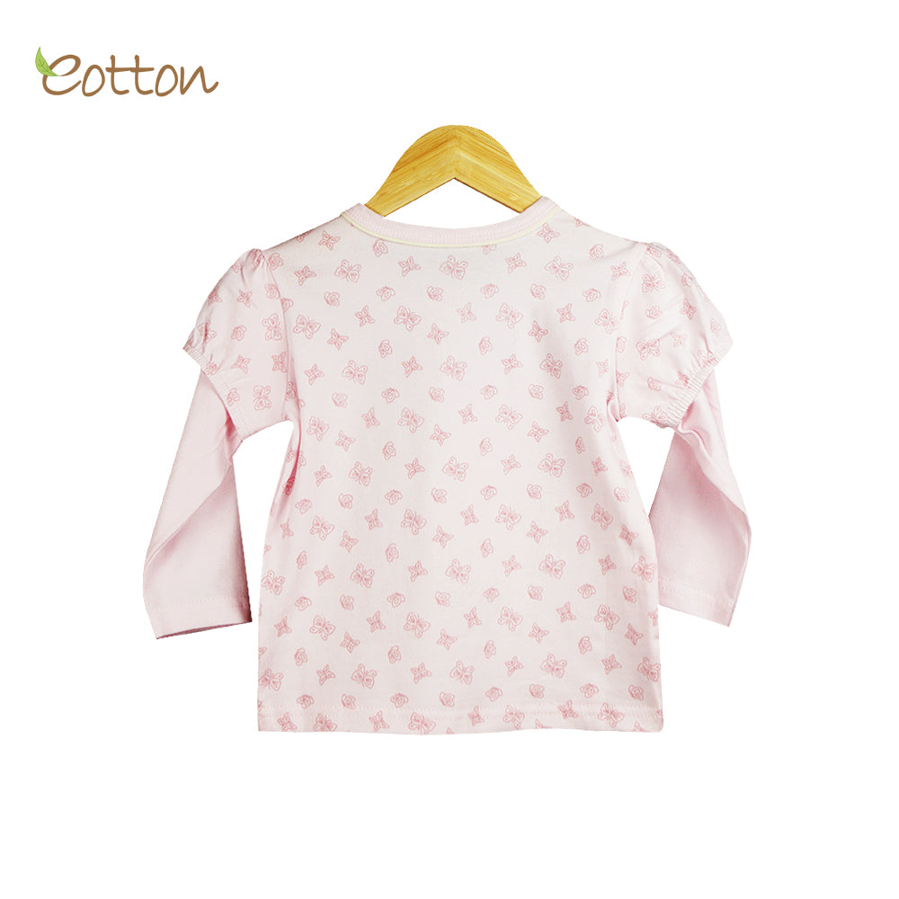 Organic Baby Juliet Sleeve Pyjama Top.