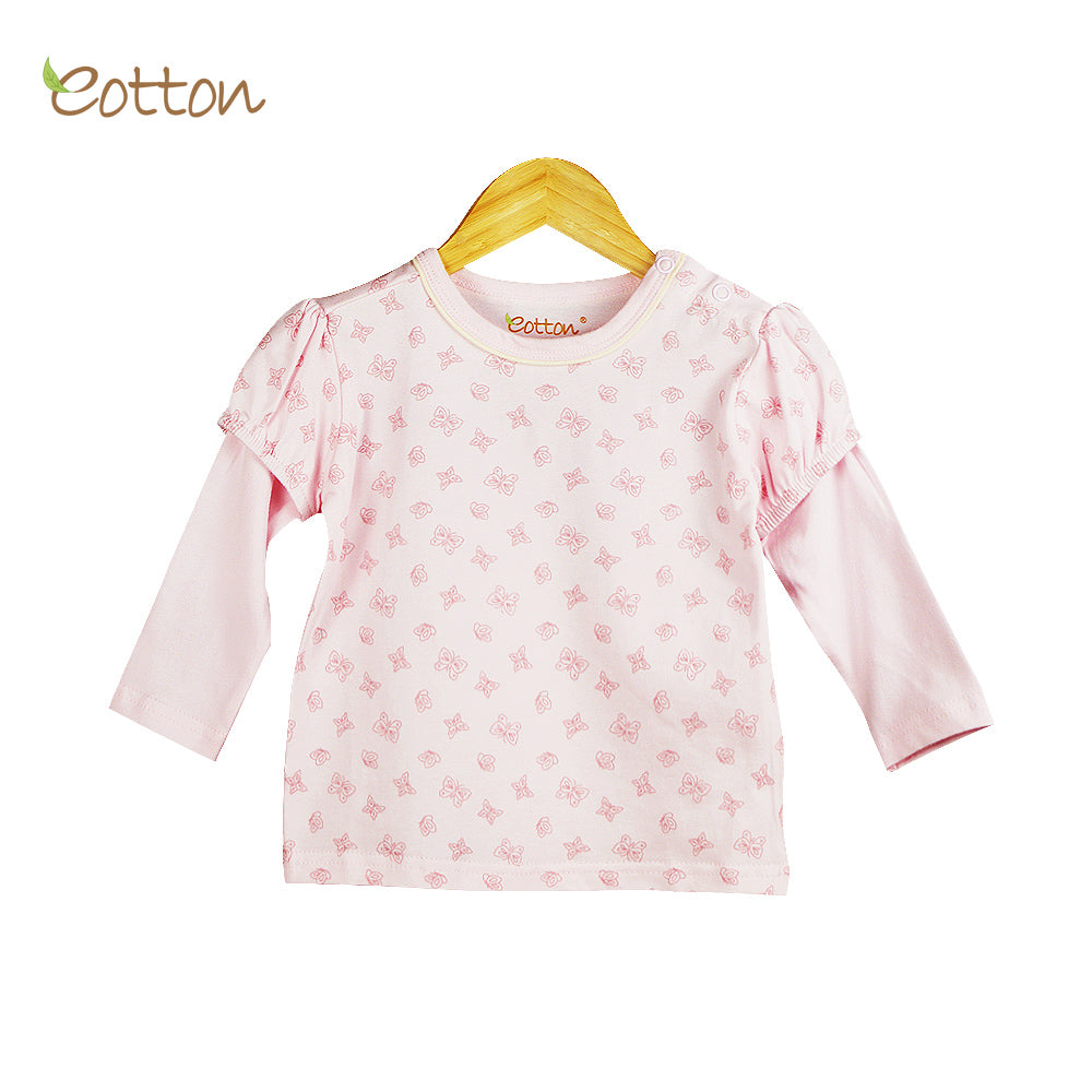 Organic Baby Juliet Sleeve Pyjama Top.