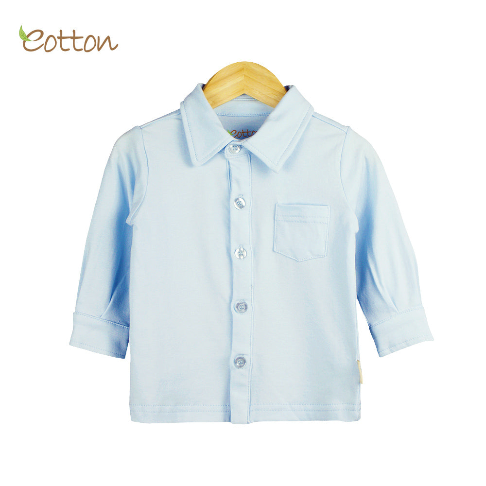 Organic Baby Blue Classic Shirt