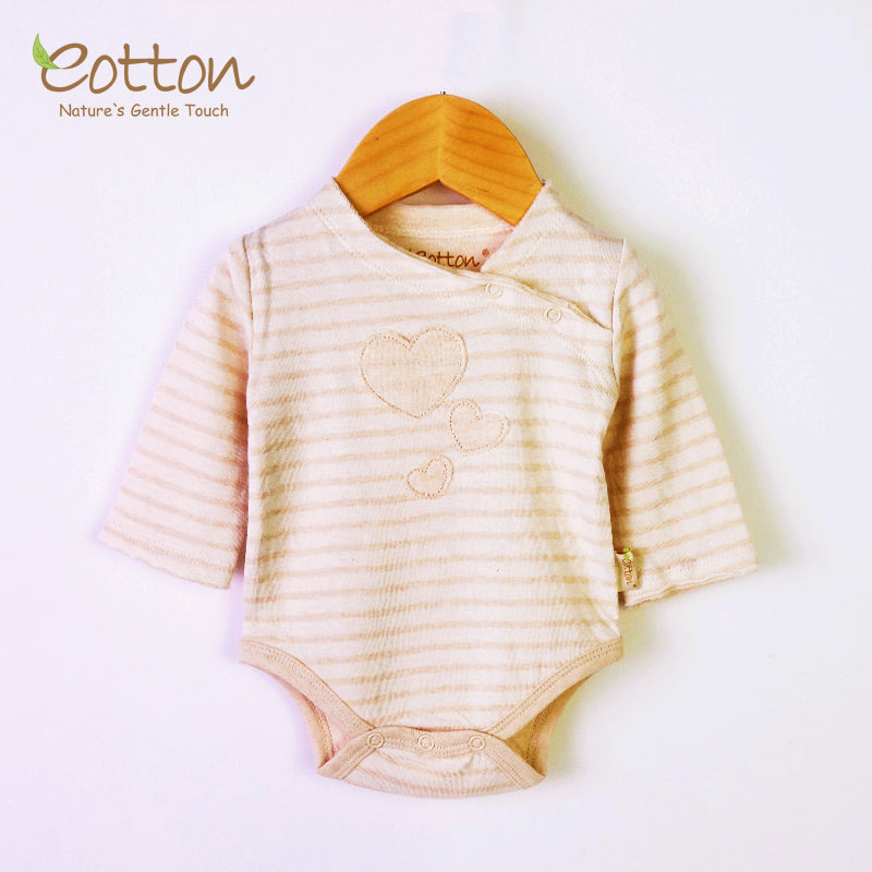 Long Sleeve Organic Baby Bodysuit with Snaps