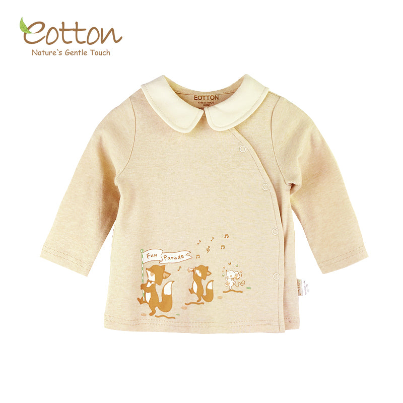 Organic Baby Girl  Set with Little Foxes