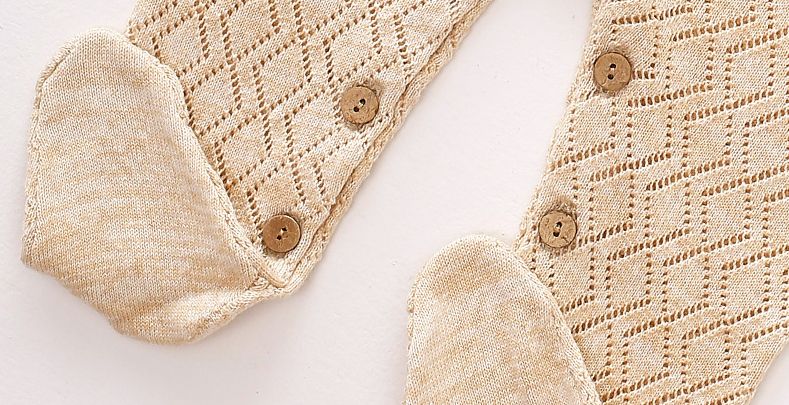 Organic Knitted Romper with Hat